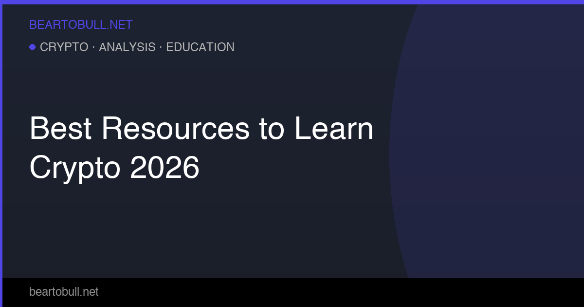 Best Free Resources to Learn Crypto in 2026 — Beginner's Reading List