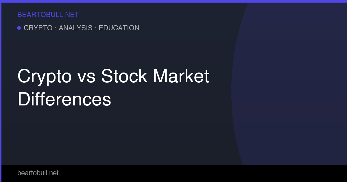 Crypto vs Stocks: Complete Comparison for Investors 2026