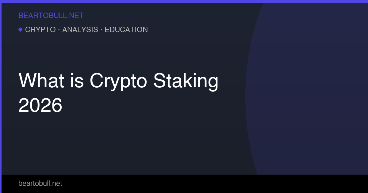Crypto Staking Guide 2026: How to Earn Passive Income With Your Crypto